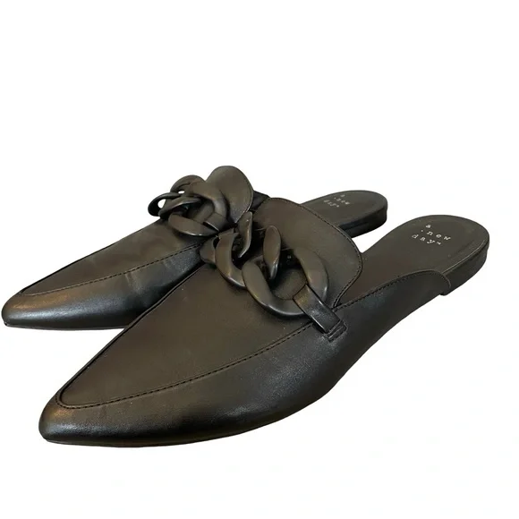 A New Day Black Flats Size 9 - Picture 3 of 7